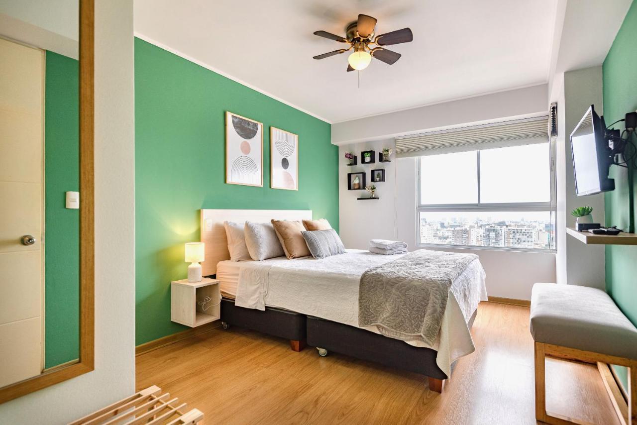 Alu Apartments - Limit With Miraflores Panoramic City View Лима Экстерьер фото