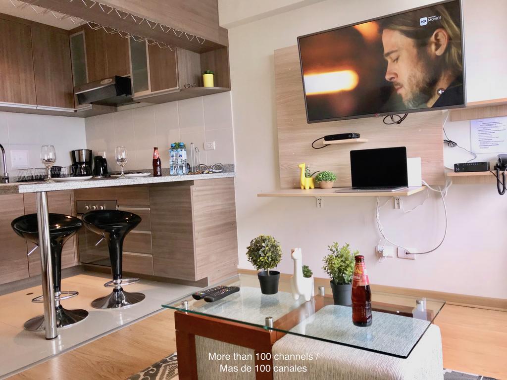 Alu Apartments - Limit With Miraflores Panoramic City View Лима Экстерьер фото